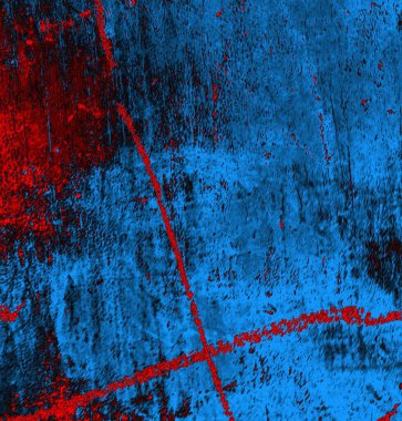 Soyut grungy desenli mavi ve kırmızı arkaplan