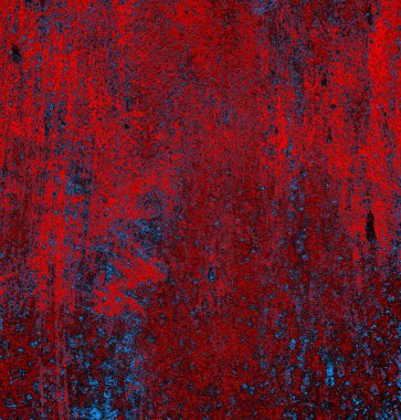 Soyut grungy desenli mavi ve kırmızı arkaplan