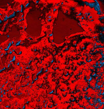 Soyut grungy desenli mavi ve kırmızı arkaplan