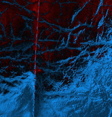 Soyut arkaplan, doku. Mavi ve kırmızı 