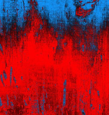 Soyut grungy desenli mavi ve kırmızı arkaplan