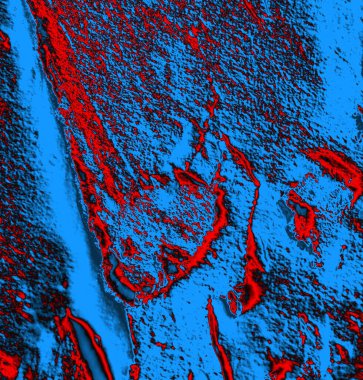 Soyut arkaplan, doku. Mavi ve kırmızı 