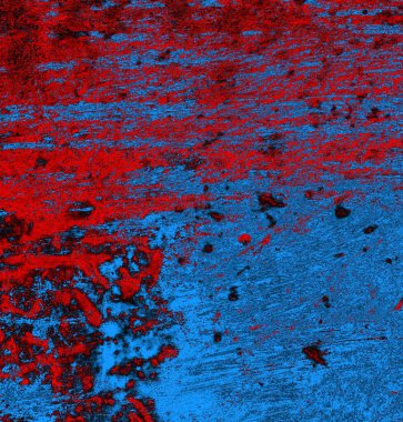 Soyut arkaplan, doku. Mavi ve kırmızı 