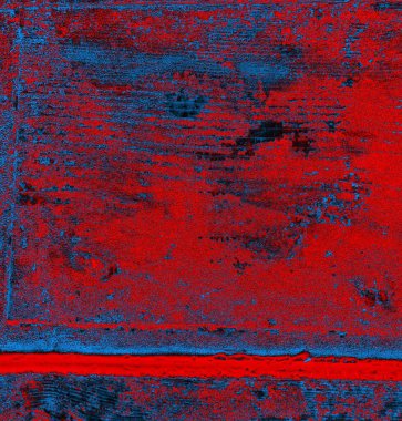 Soyut grungy desenli mavi ve kırmızı arkaplan
