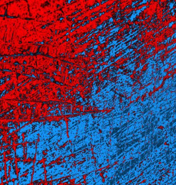 Soyut arkaplan, doku. Mavi ve kırmızı 