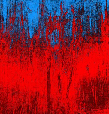 Soyut grungy desenli mavi ve kırmızı arkaplan