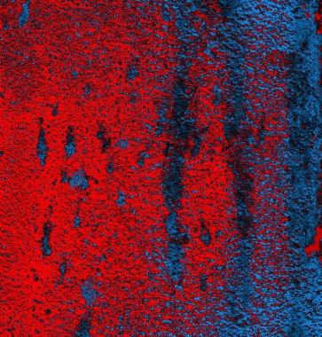 Soyut grungy desenli mavi ve kırmızı arkaplan