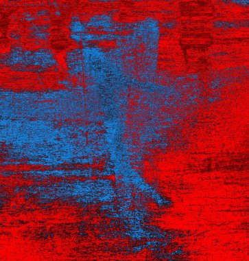 Soyut arkaplan. Resim kırmızı, mavi ve siyah bir tonu içerir.