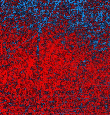 Soyut grungy desenli mavi ve kırmızı arkaplan