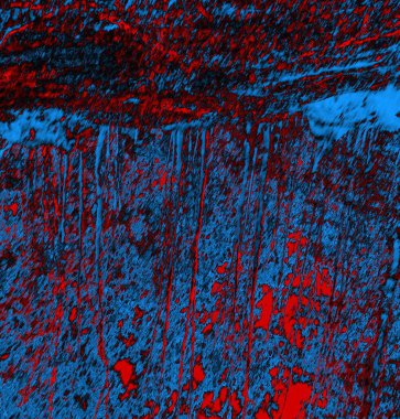 Soyut arkaplan, doku. Mavi ve kırmızı 