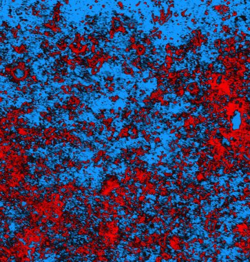 Soyut arkaplan, doku. Mavi ve kırmızı 