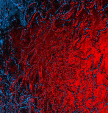 Soyut grungy desenli mavi ve kırmızı arkaplan