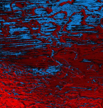 Soyut grungy desenli mavi ve kırmızı arkaplan