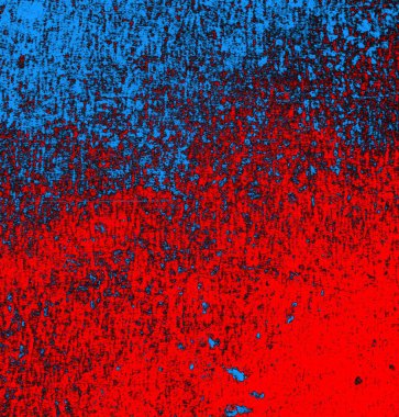 Soyut grungy desenli mavi ve kırmızı arkaplan