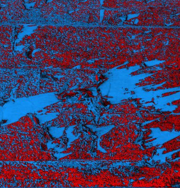 Soyut arkaplan, doku. Mavi ve kırmızı 