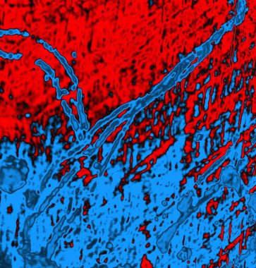 Soyut arkaplan, doku. Mavi ve kırmızı 