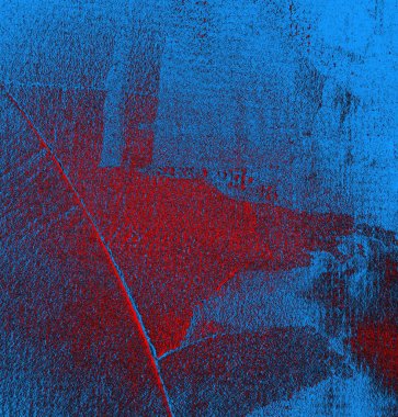 Soyut grungy desenli mavi ve kırmızı arkaplan