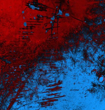 Soyut arkaplan, doku. Mavi ve kırmızı 