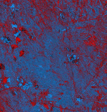 Soyut arkaplan, doku. Mavi ve kırmızı 