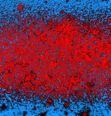 Soyut grungy desenli mavi ve kırmızı arkaplan