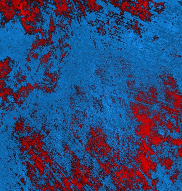 Soyut arkaplan, doku. Mavi ve kırmızı 