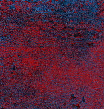 Soyut grungy desenli mavi ve kırmızı arkaplan