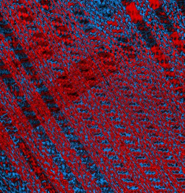 Soyut grungy desenli mavi ve kırmızı arkaplan