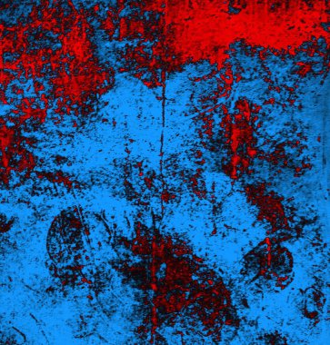 Soyut arkaplan, doku. Mavi ve kırmızı 