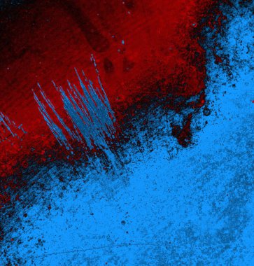 Soyut arkaplan, doku. Mavi ve kırmızı 