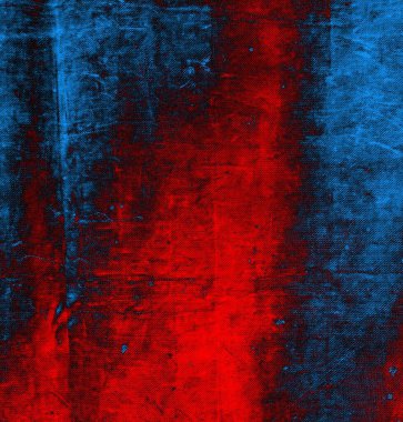 Soyut grungy desenli mavi ve kırmızı arkaplan