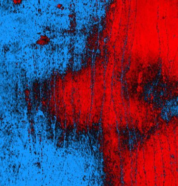 Soyut arkaplan, doku. Mavi ve kırmızı 