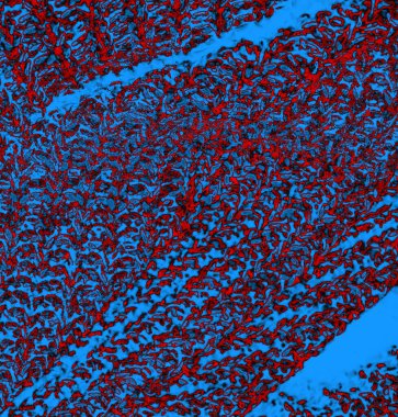 Soyut arkaplan, doku. Mavi ve kırmızı 