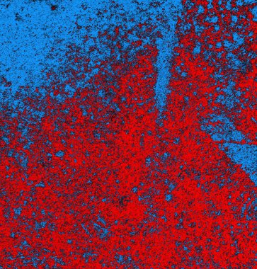 Soyut grungy desenli mavi ve kırmızı arkaplan