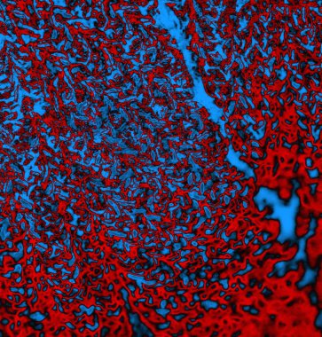 Soyut arkaplan, doku. Mavi ve kırmızı 