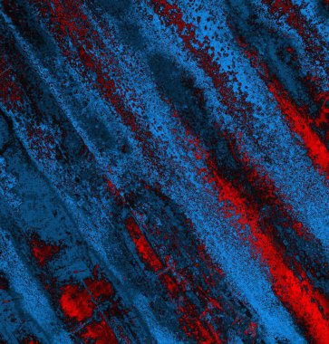 Soyut grungy desenli mavi ve kırmızı arkaplan