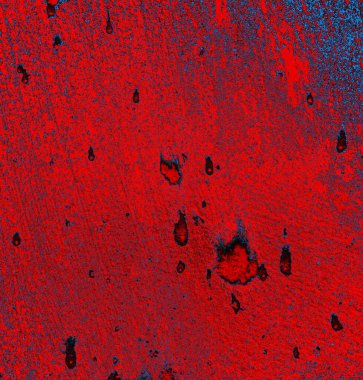 Soyut grungy desenli mavi ve kırmızı arkaplan