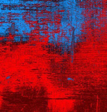 Soyut grungy desenli mavi ve kırmızı arkaplan