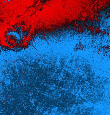 Soyut arkaplan, doku. Mavi ve kırmızı 