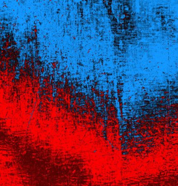 Soyut grungy desenli mavi ve kırmızı arkaplan