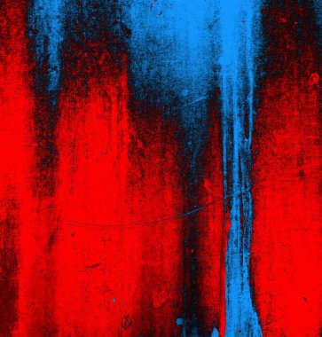 Soyut arkaplan. Resim kırmızı, mavi ve siyah bir tonu içerir.