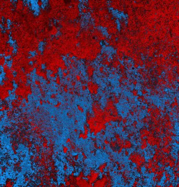 Soyut arkaplan, doku. Mavi ve kırmızı 