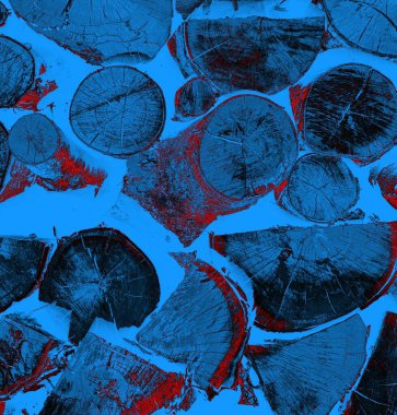 Soyut arkaplan, doku. Mavi ve kırmızı 