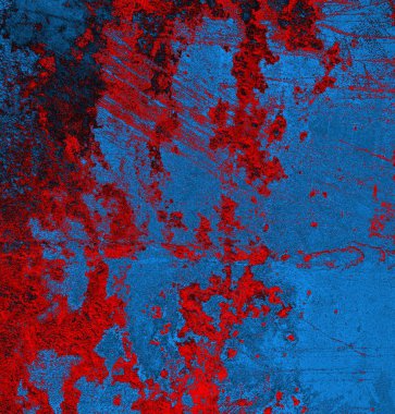 Soyut arkaplan, doku. Mavi ve kırmızı 