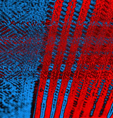 Soyut grungy desenli mavi ve kırmızı arkaplan