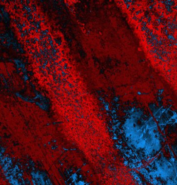 Soyut arkaplan, doku. Mavi ve kırmızı 