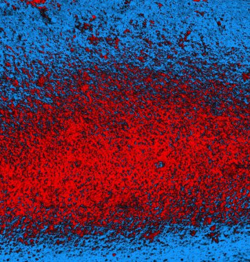 Soyut grungy desenli mavi ve kırmızı arkaplan