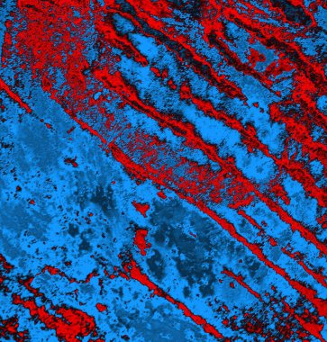 Soyut arkaplan, doku. Mavi ve kırmızı 