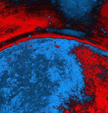 Soyut arkaplan, doku. Mavi ve kırmızı 