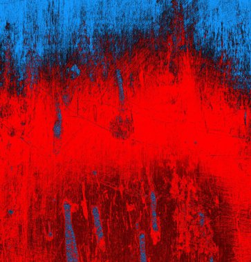 Soyut grungy desenli mavi ve kırmızı arkaplan