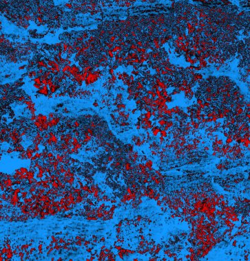 Soyut arkaplan, doku. Mavi ve kırmızı 